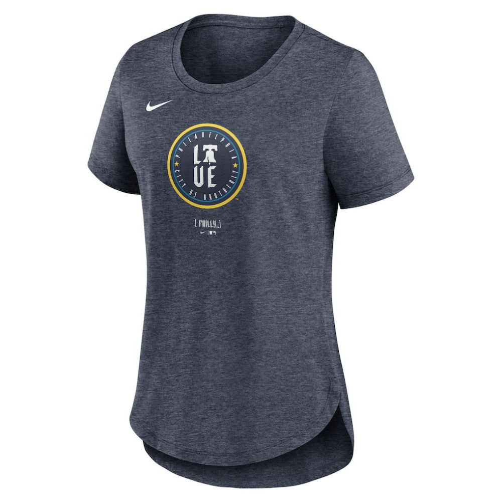 Philadelphia Phillies Nike Women's 2024 City Connect Tri-Blend T-Shirt Lifestyle