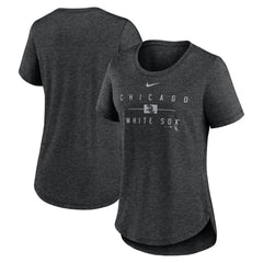 Chicago White Sox Nike Women's Knockout Team Stack Tri-Blend T-Shirt Online