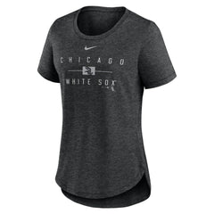 Chicago White Sox Nike Women's Knockout Team Stack Tri-Blend T-Shirt Online