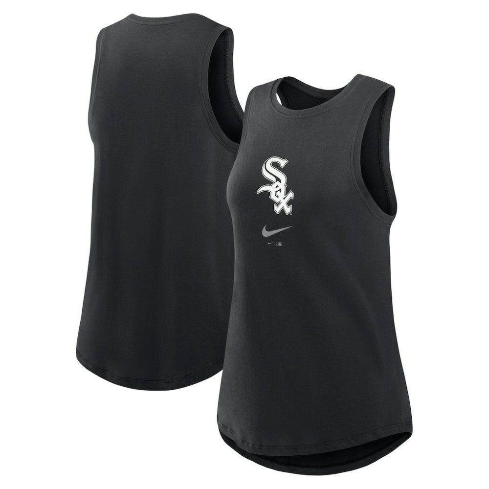 Chicago White Sox Nike Women's Legacy Icon High Neck Dri-FIT Tank Top Near Me