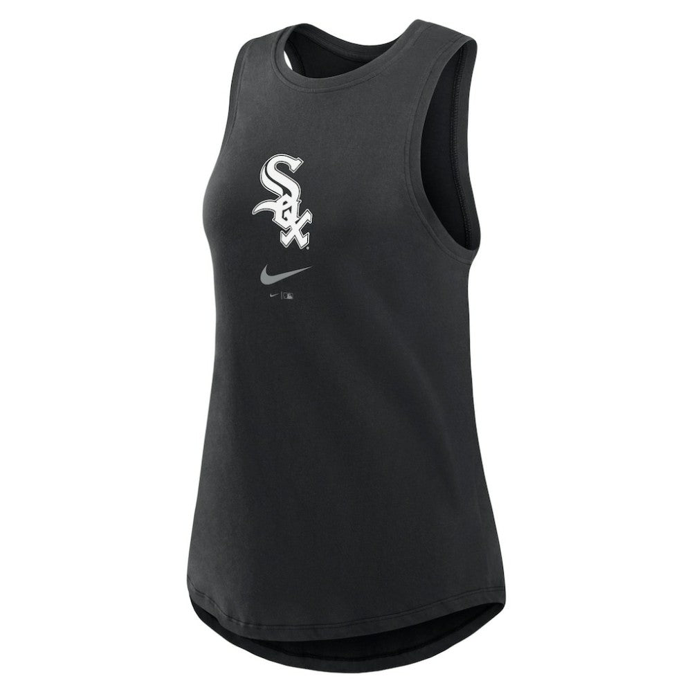 Chicago White Sox Nike Women's Legacy Icon High Neck Dri-FIT Tank Top Near Me