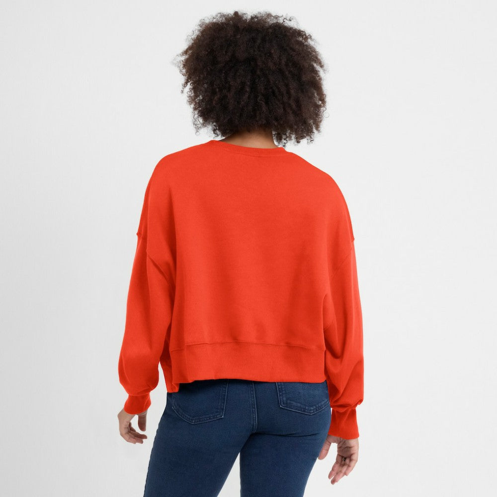 Houston Astros Nike Women's Oversized Cropped Pullover Sweatshirt On Sale