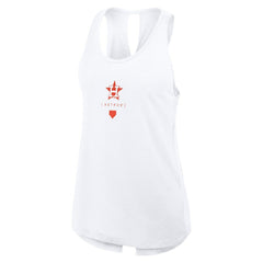 Houston Astros Nike Women's Open-Back Crisscross Dri-FIT Tank Top On Sale