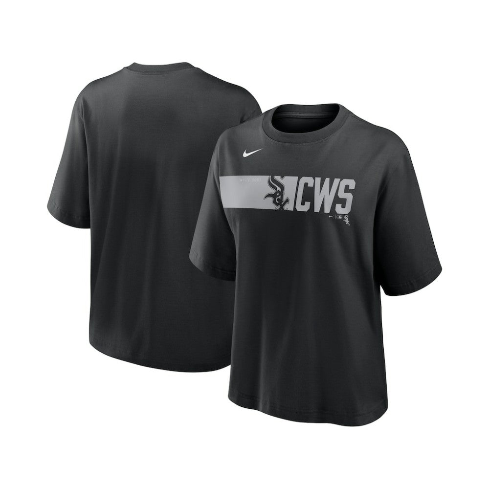 Chicago White Sox Nike Women's Knockout Boxy T-Shirt On Sale