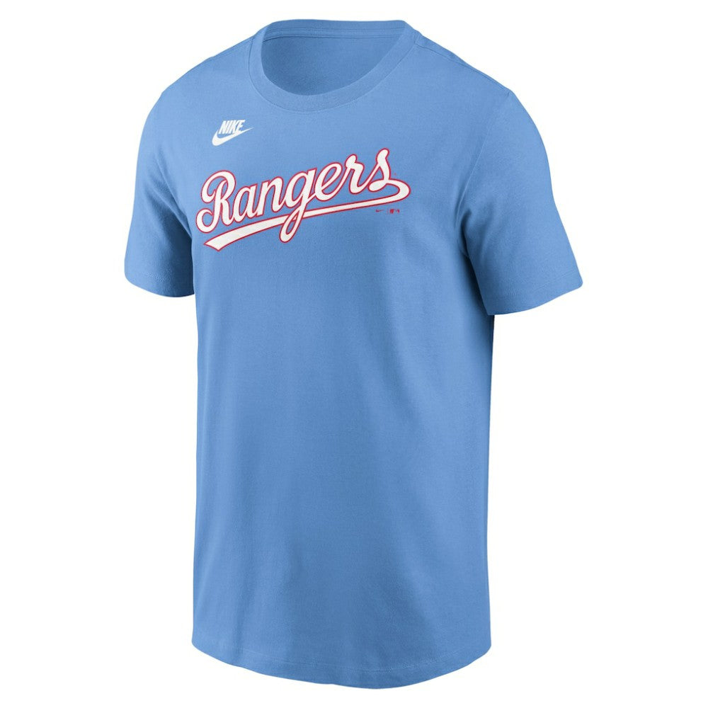 Texas Rangers Nike Cooperstown Collection Wordmark T-Shirt discount