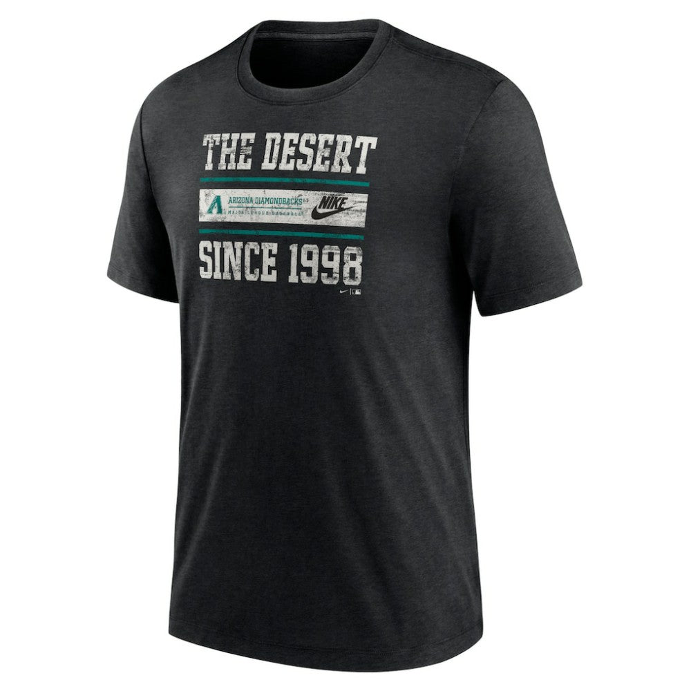 Arizona Diamondbacks Nike Cooperstown Collection Local Stack Tri-Blend T-Shirt On Sale