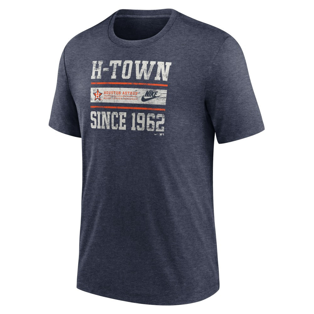 Houston Astros Nike Cooperstown Collection Local Stack Tri-Blend T-Shirt Near Me