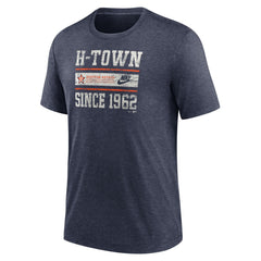 Houston Astros Nike Cooperstown Collection Local Stack Tri-Blend T-Shirt Near Me