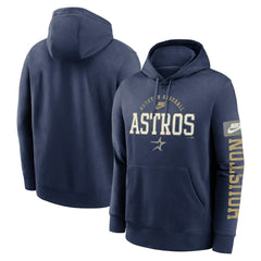 Houston Astros Nike Cooperstown Collection Splitter Club Fleece Pullover Hoodie for sale