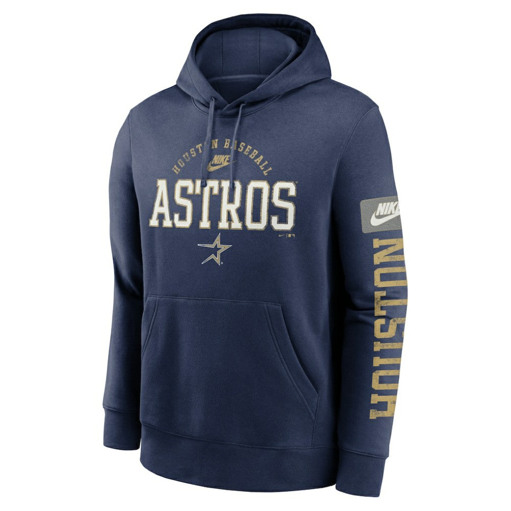 Houston Astros Nike Cooperstown Collection Splitter Club Fleece Pullover Hoodie for sale