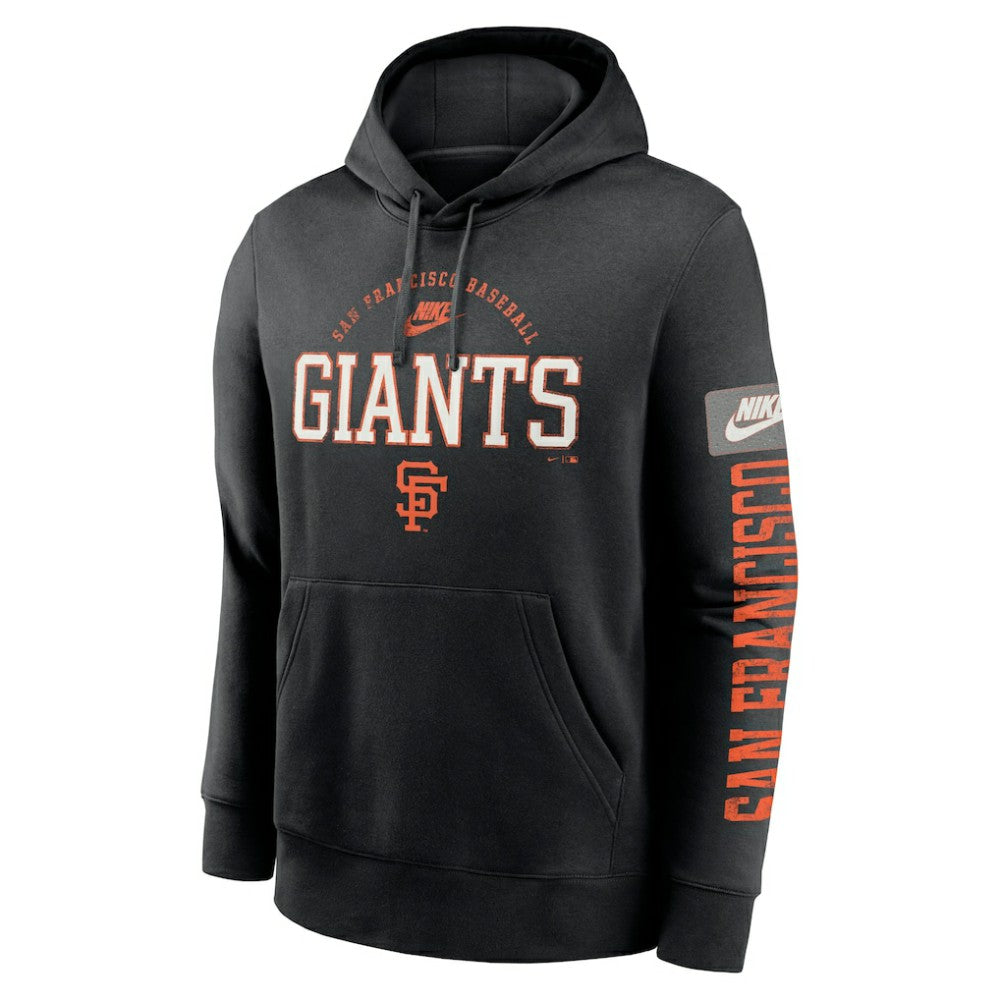 San Francisco Giants Nike Cooperstown Collection Splitter Club Fleece Pullover Hoodie for sale