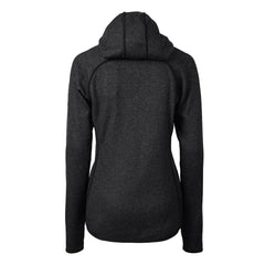 Philadelphia Eagles Cutter & Buck Women's Gridiron Classics Logo Mainsail Sweater-Knit Full-Zip Hoodie Heather Charcoal - NFL
