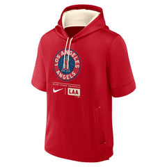 Los Angeles Angels Nike City Connect Color Block Short Sleeve Pullover Hoodie Lifestyle
