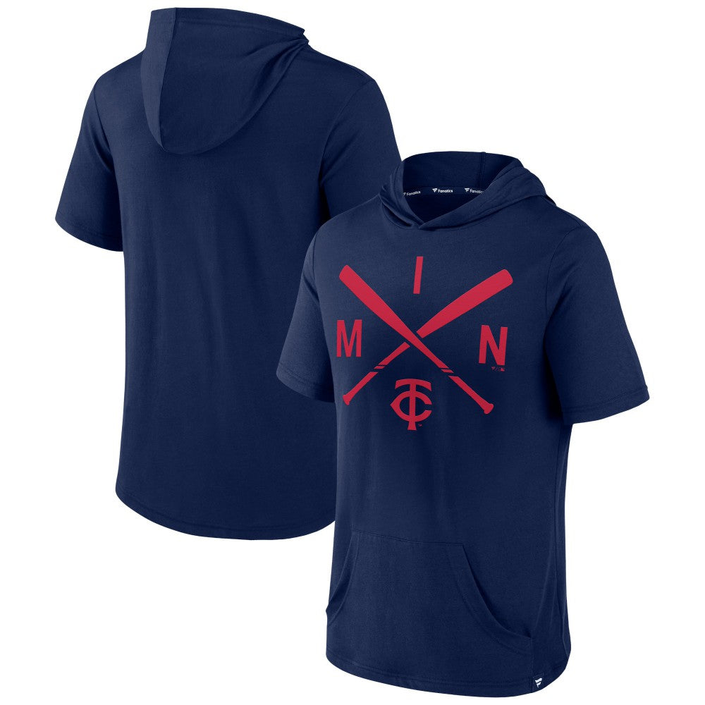 Minnesota Twins Fanatics Iconic Rebel Short Sleeve Hooded Top Near Me