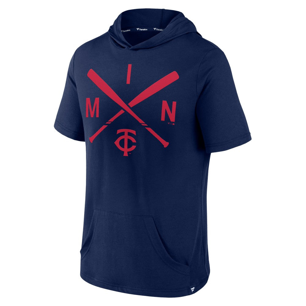 Minnesota Twins Fanatics Iconic Rebel Short Sleeve Hooded Top Near Me