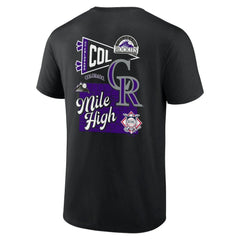 Colorado Rockies Fanatics Split Zone T-Shirt Sale