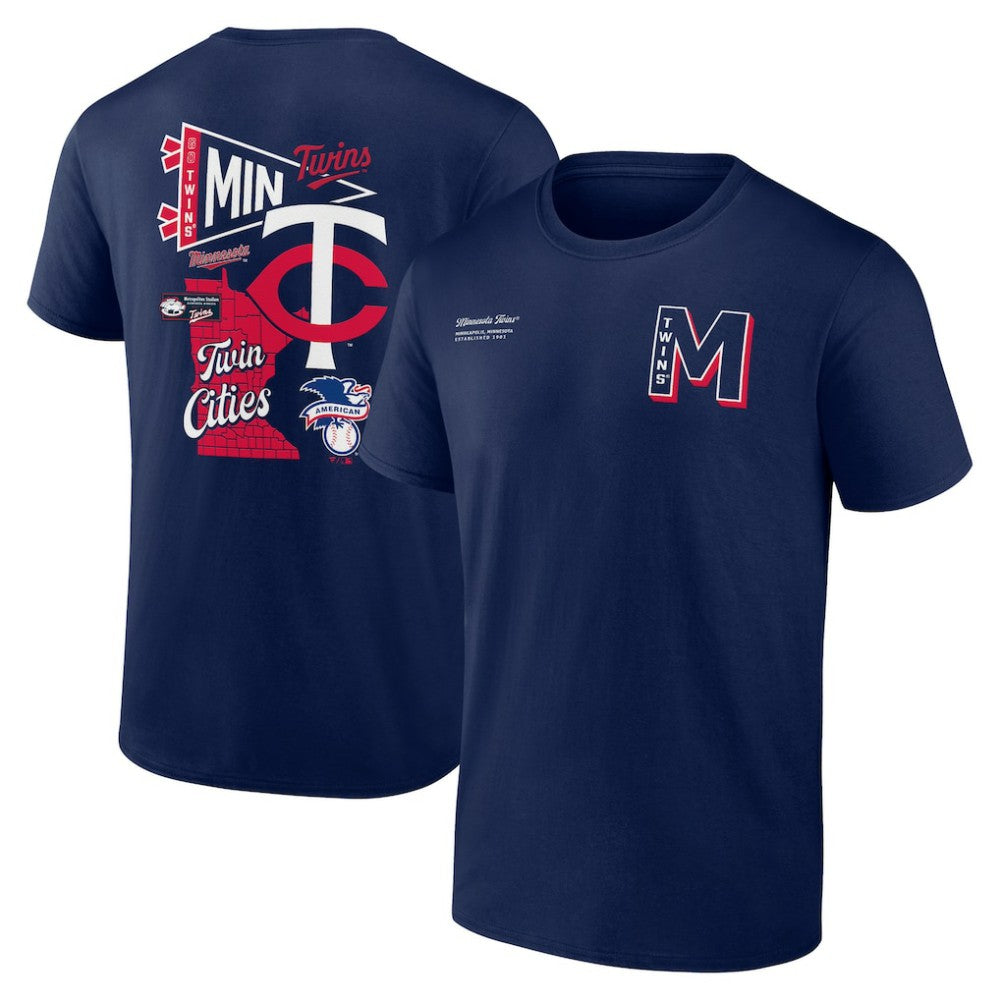 Minnesota Twins Fanatics Split Zone T-Shirt for sale