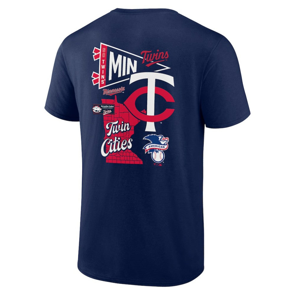 Minnesota Twins Fanatics Split Zone T-Shirt for sale
