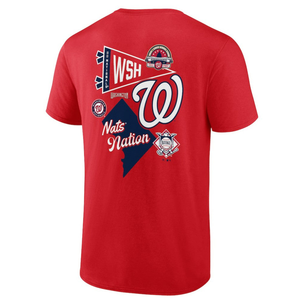 Washington Nationals Fanatics Split Zone T-Shirt Clearance