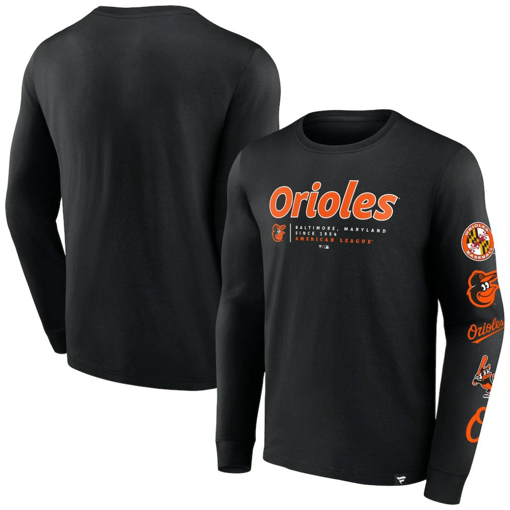 Baltimore Orioles Fanatics Strike the Goal Long Sleeve T-Shirt for sale