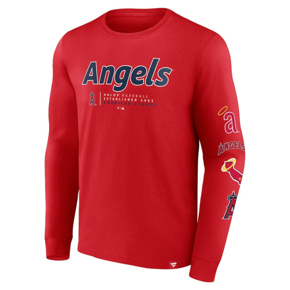 Los Angeles Angels Fanatics Strike the Goal Long Sleeve T-Shirt Near Me