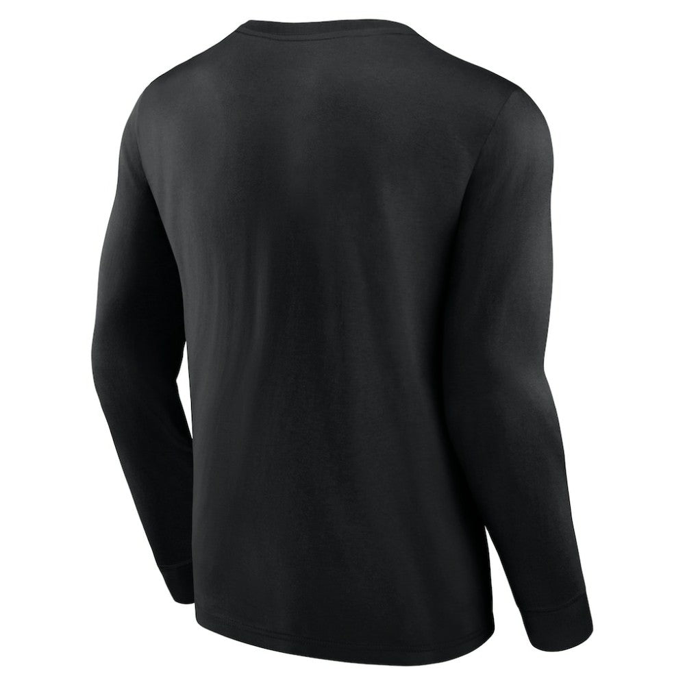 Miami Marlins Fanatics Strike the Goal Long Sleeve T-Shirt Clearance