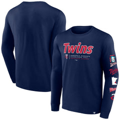 Minnesota Twins Fanatics Strike the Goal Long Sleeve T-Shirt Online