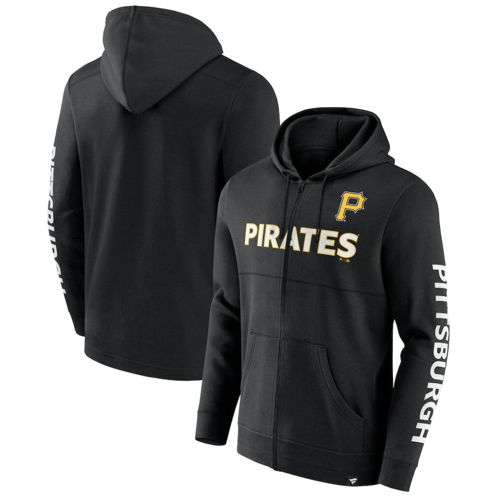 Pittsburgh Pirates Fanatics Ace Hoodie Full-Zip Sweatshirt Online