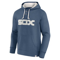 Fanatics Chicago White Sox Navy Plan for Adversity Henley Fleece Pullover Hoodie for sale