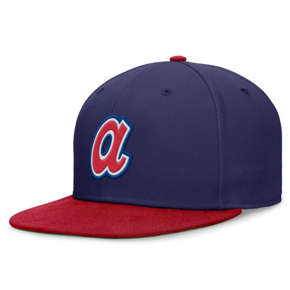 Atlanta Braves Nike Rewind Cooperstown True Performance Fitted Hat Online