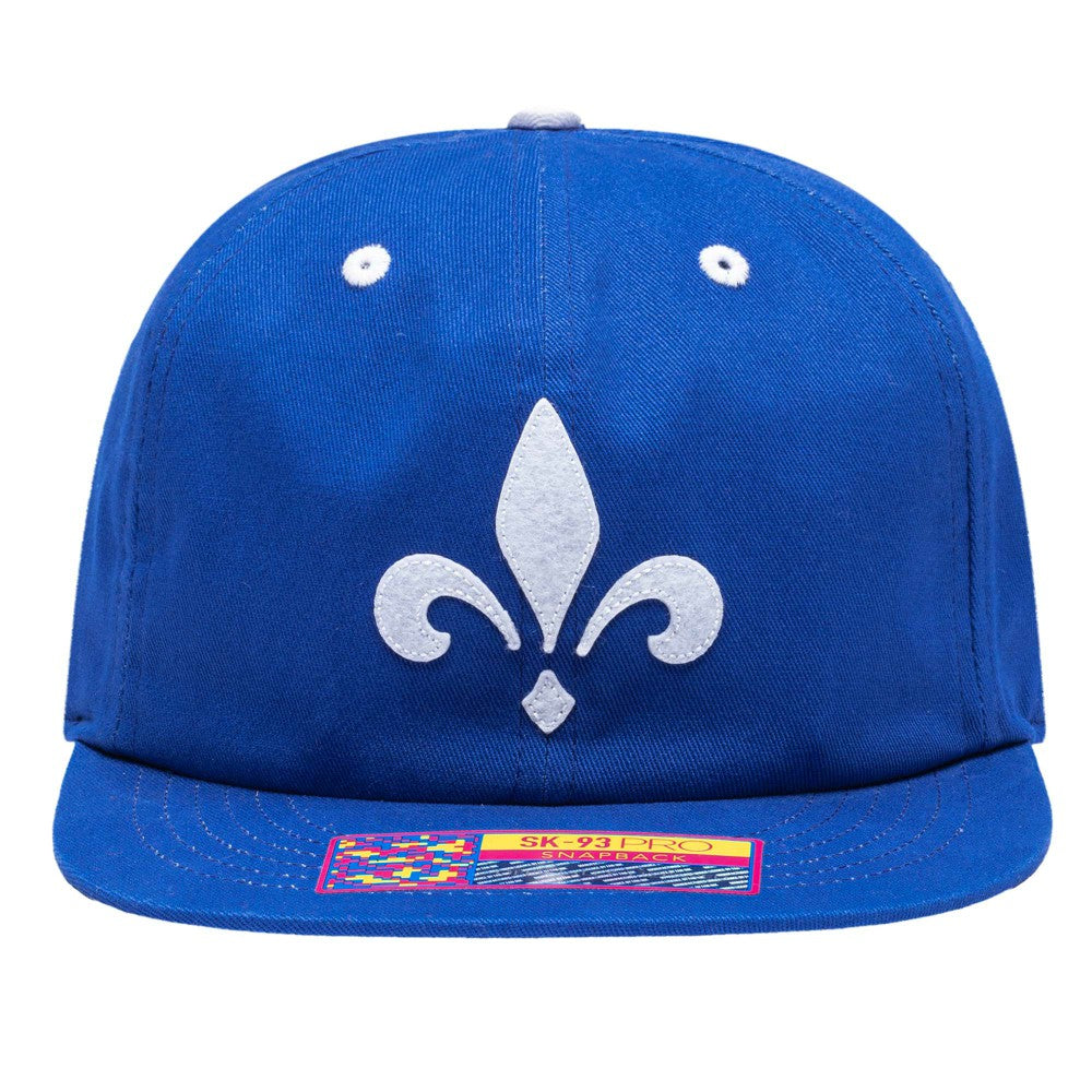 Paris Saint-Germain Fan Ink Bankroll Snapback Hat - Blue