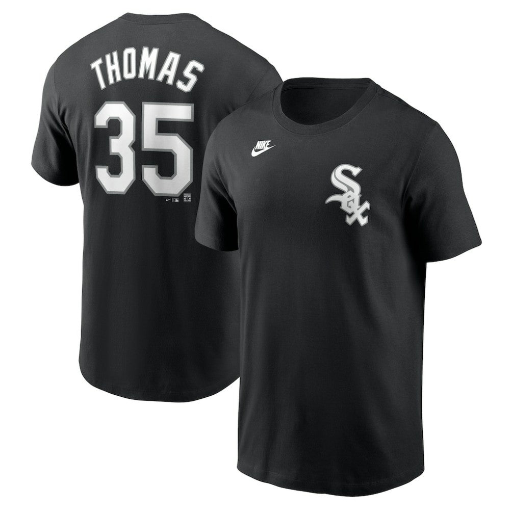 Frank Thomas Chicago White Sox Nike Cooperstown Collection Fuse Name & Number T-Shirt Online