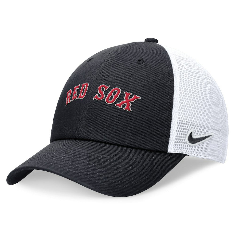 Boston Red Sox Nike Wordmark Adjustable Trucker Hat On Sale