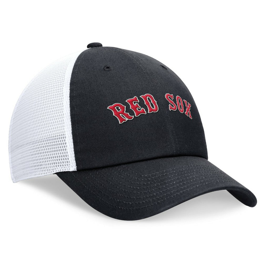 Boston Red Sox Nike Wordmark Adjustable Trucker Hat On Sale