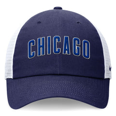 Chicago Cubs Nike Wordmark Adjustable Trucker Hat Sale