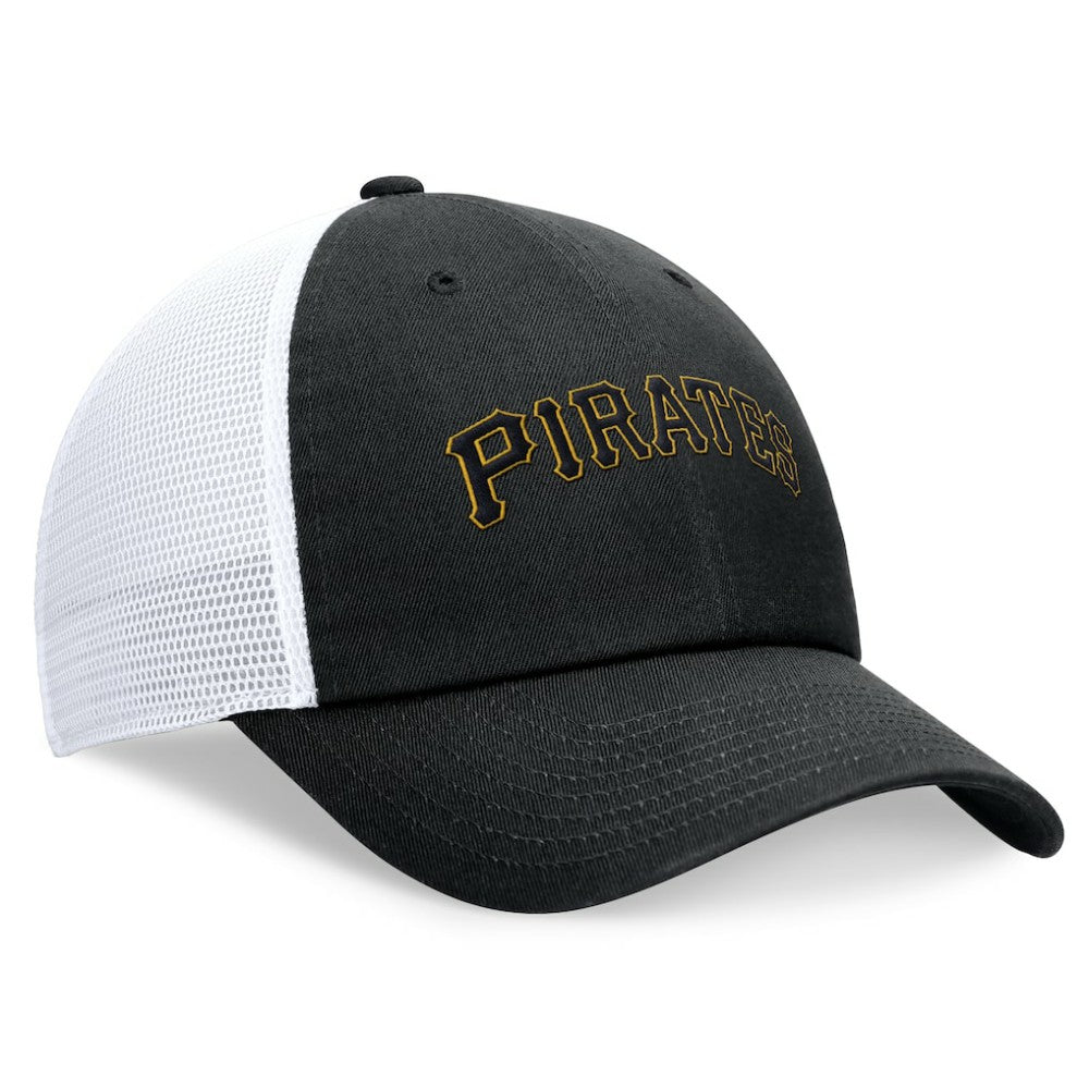Pittsburgh Pirates Nike Wordmark Adjustable Trucker Hat Clearance