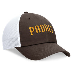 San Diego Padres Nike Wordmark Adjustable Trucker Hat discount