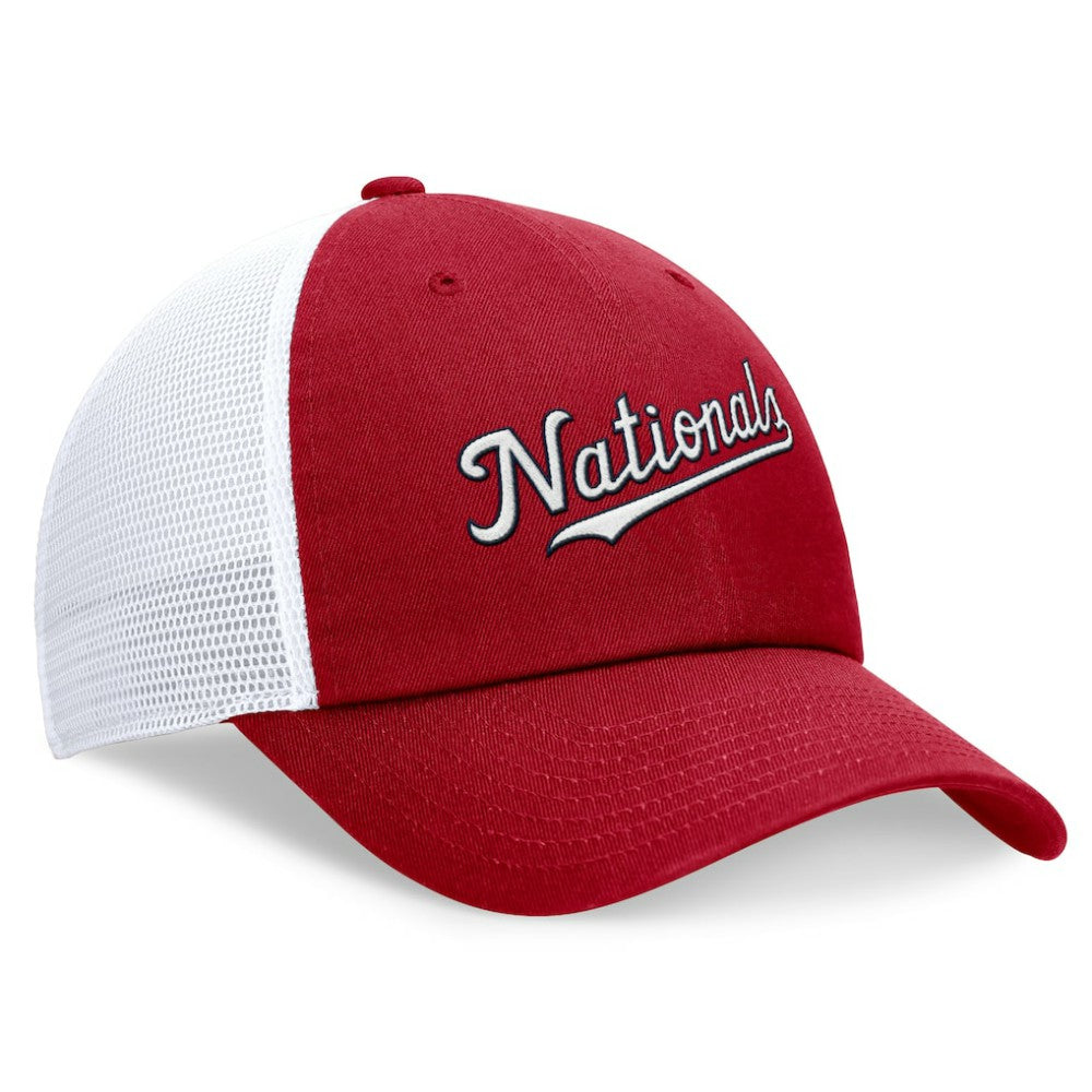 Washington Nationals Nike Wordmark Adjustable Trucker Hat Near Me