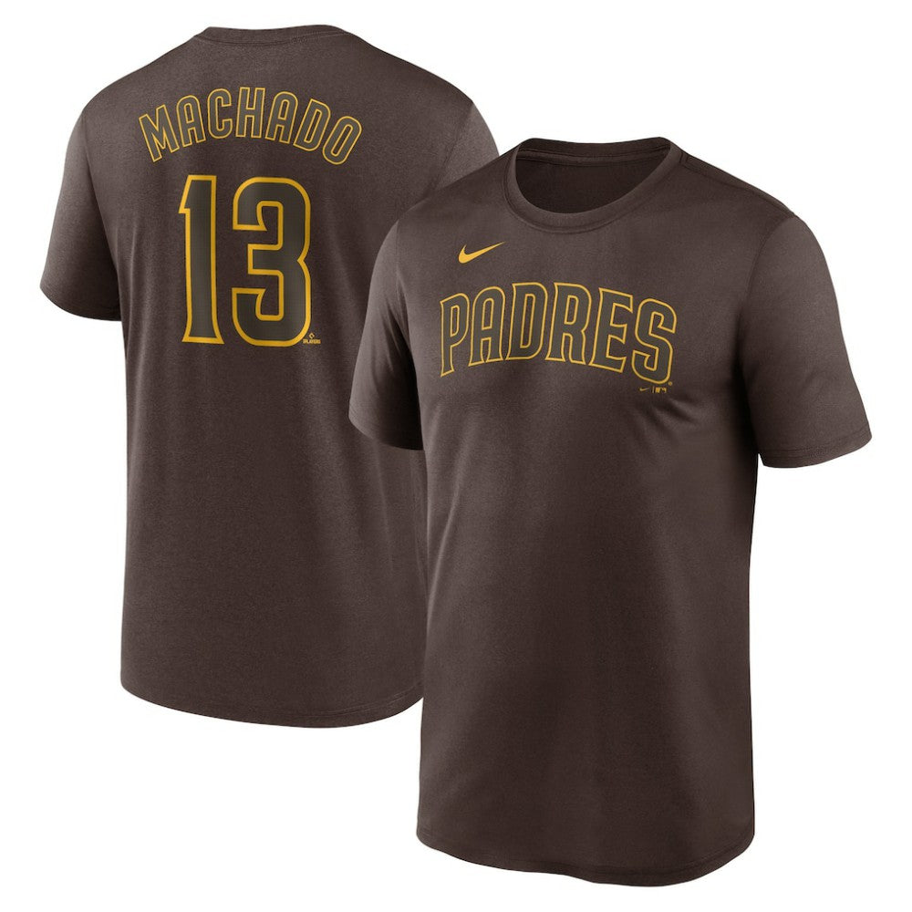 Manny Machado San Diego Padres Nike Legend Name & Number Performance T-Shirt Sale