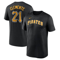 Roberto Clemente Pittsburgh Pirates Nike Legend Name & Number Performance T-Shirt Clearance