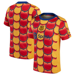 Nike Barcelona 2023/24 Academy Pro Pre-Match Top - Gold
