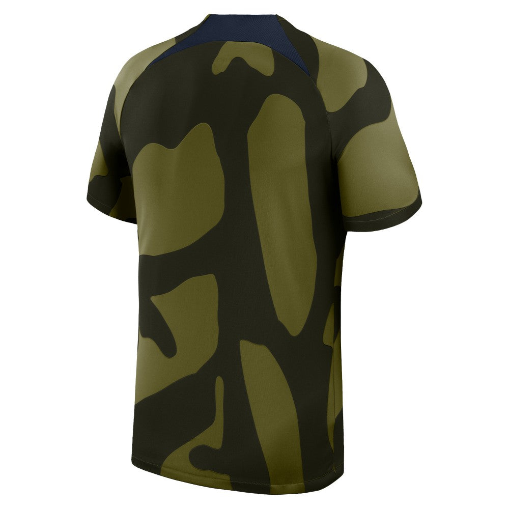 Jordan Paris Saint-Germain Jordan Brand 2023/24 Academy Pro Pre-Match Top - Olive