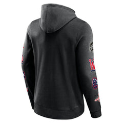 Washington Capitals Fanatics Wild Winner Pullover Hoodie Black