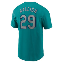 Cal Raleigh Seattle Mariners Nike Fuse Name & Number Inline T-Shirt Clearance
