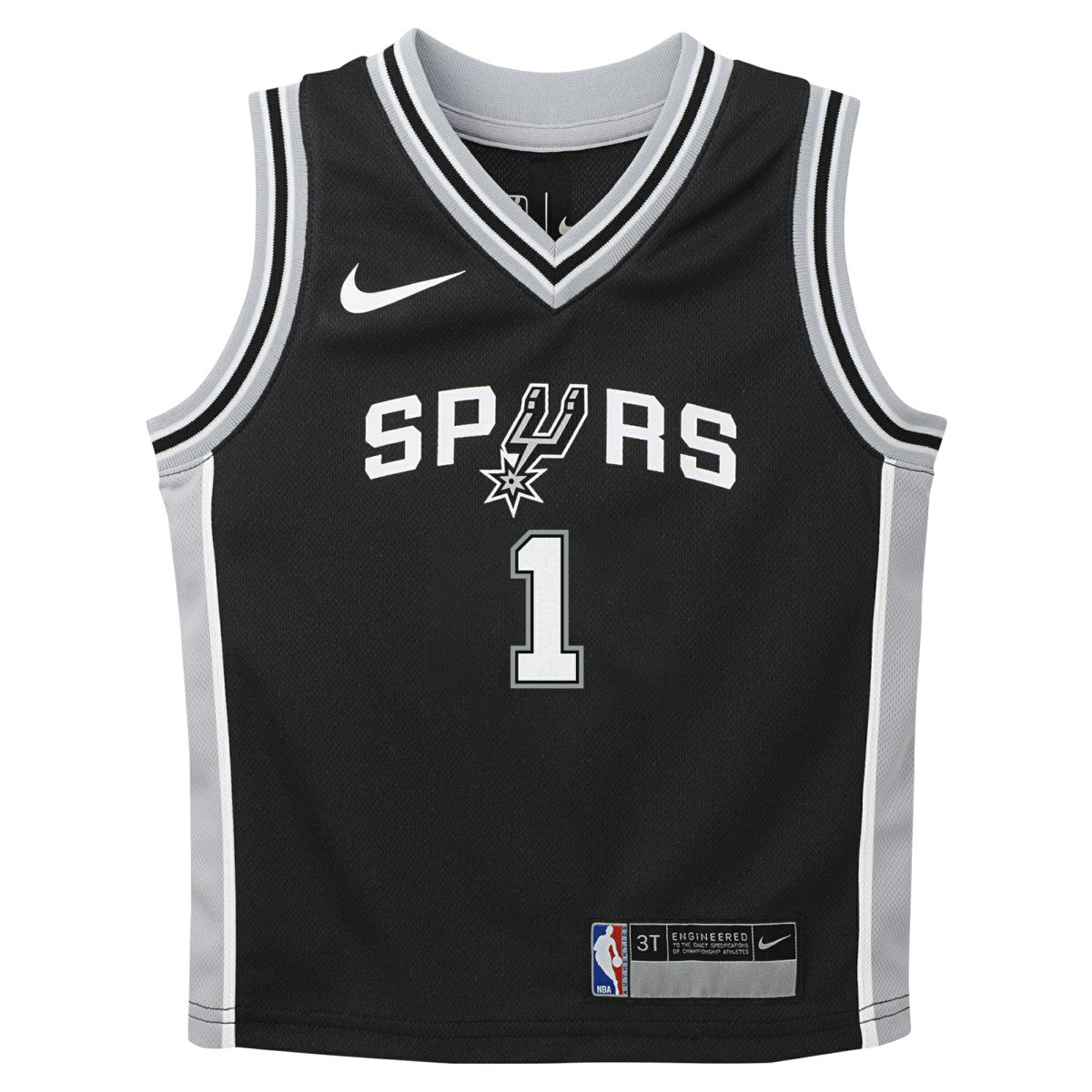 Nike - Victor Wembanyama San Antonio Spurs Preschool Swingman Player Jersey - Icon Edition - Black