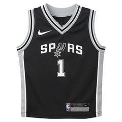 Nike - Victor Wembanyama San Antonio Spurs Preschool Swingman Player Jersey - Icon Edition - Black