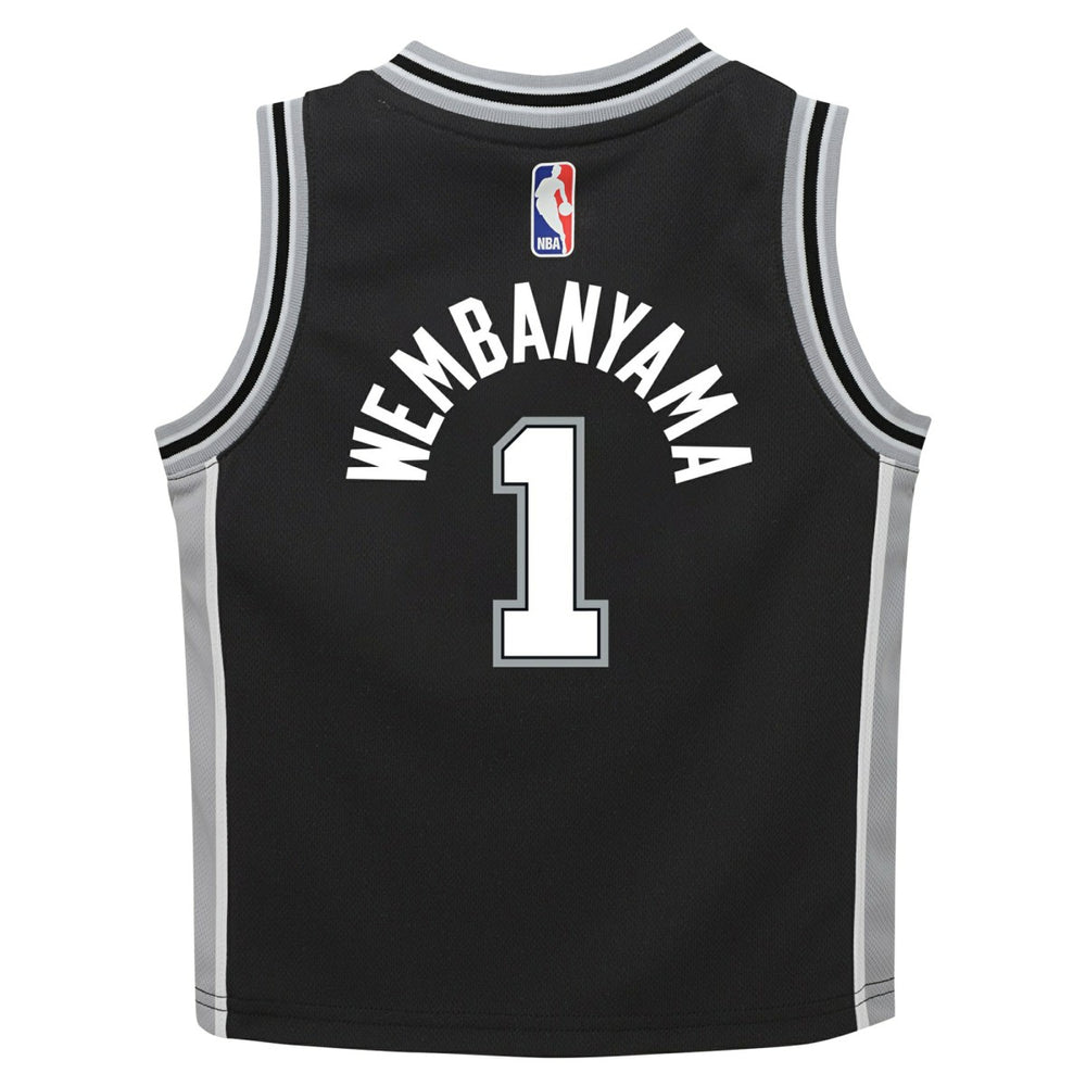 Nike - Victor Wembanyama San Antonio Spurs Preschool Swingman Player Jersey - Icon Edition - Black