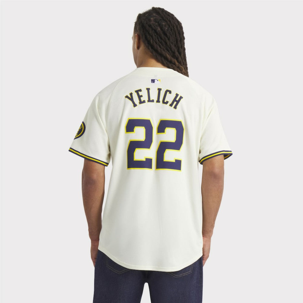 Christian Yelich Milwaukee Brewers Nike Home Limited Player Jersey Lifestyle