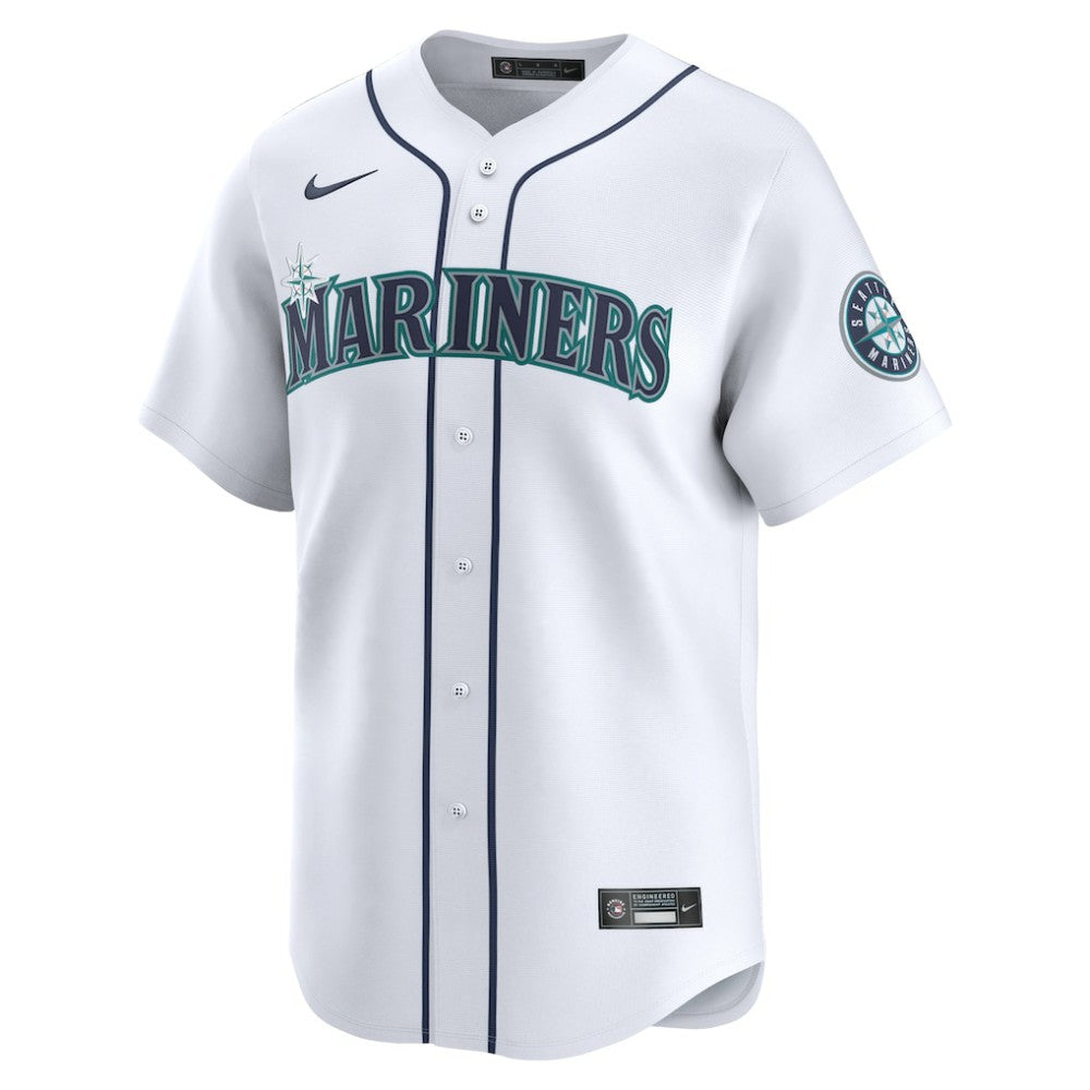 Logan Gilbert Seattle Mariners Nike Home Limited Player Jersey - White | MLB Jerseys