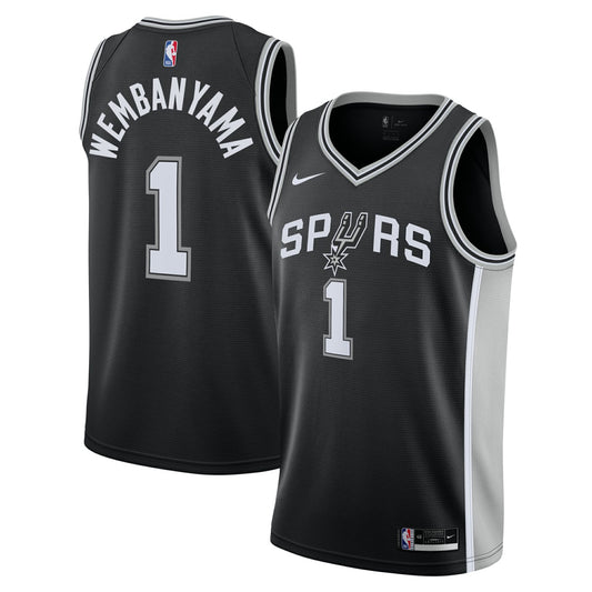 Victor Wembanyama San Antonio Spurs Youth Swingman Jersey - Icon Edition - Black | NBA Jerseys